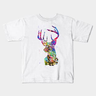 Stag Portrait Kids T-Shirt